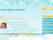 Tablet Screenshot of missnightmutters.com